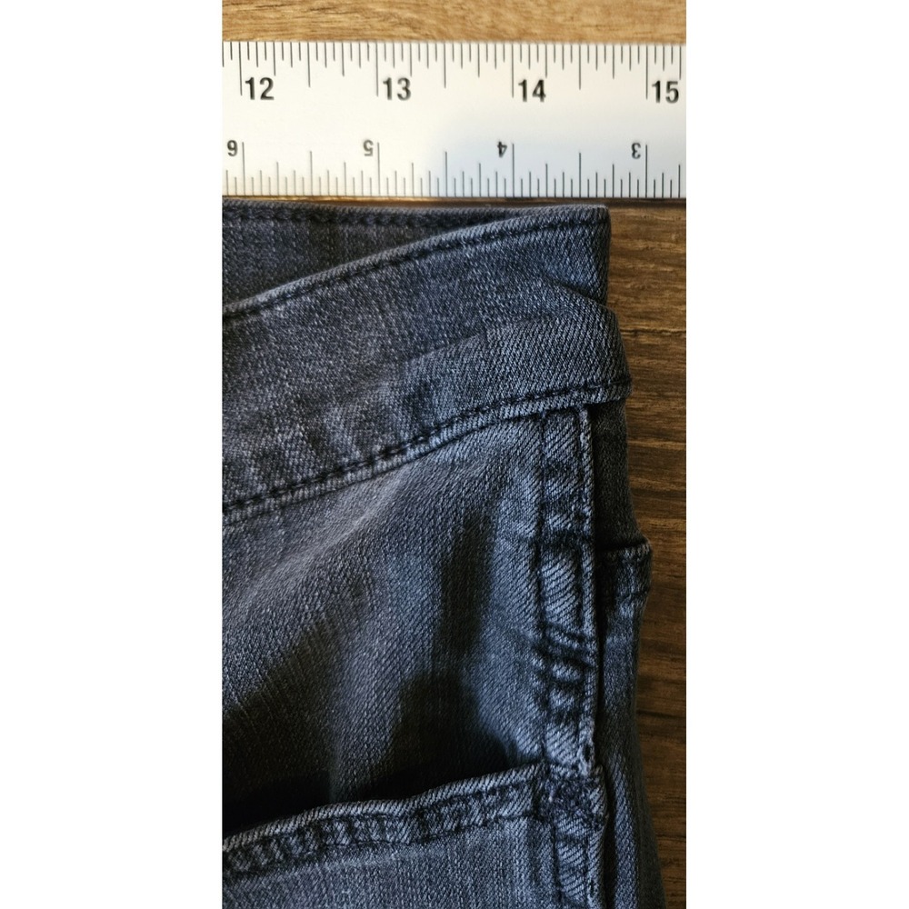 MADEWELL Womens Size 28 Black Stretch Denim 10" High Rise Skinny Jeans 29x26 - Picture 4 of 16